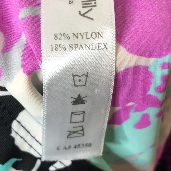 Ocean Lily Women's Floral Bikini Bottoms Tankini Swimwear XL XLARGE PLUS SIZE - Picture 6 of 7